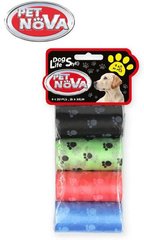Пакеты для прибирання за собаками Pet Nova 4 кольори