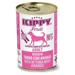 Kippy (Кіппі) Dog Fruit Tuna&Pineapple - Вологий корм з тунцем та ананасами для дорослих собак усіх порід (паштет) 400 г