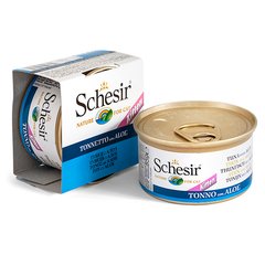 Schesir (Шезір) Tuna & Aloe Kitten - Консервований корм з м'ясом тунця і алое для кошенят 85 г
