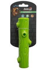 AnimAll (ЭнимАлл) GrizZzly - Игрушка Хрустящая палочка для собак 16х3,5х3,5 см Салатовый