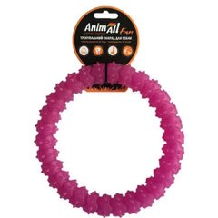 AnimAll (ЭнимАлл) Fun - Игрушка кольцо с шипами для собак 9 см Оранжевый