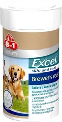 8in1 (8в1) Vitality Excel Brewers Yeast - Вітамінна добавка для собак, що підтримує здоров'я шкіри і шерсті 140 шт.