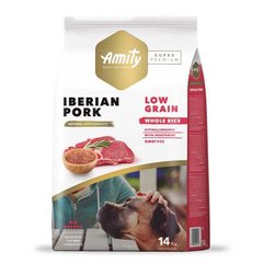 Amity (Аміті) Super Premium Low Grain Iberian Pork Adult - Сухий корм з іберійською свининою для дорослих собак різних порід 14 кг