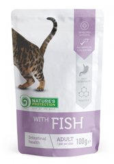 Nature's Protection (Нейчерес Протекшн) Intestinal health Fish - Влажный корм с рыбой для взрослых котов имеющих чувствительное пищеварение (кусочки в соусе) 100 г