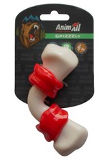 AnimAll (ЕнімАлл) GrizZzly - Іграшка зігнута кістка для собак 12,5х6,1х3,7 см