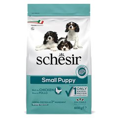 Schesir (Шезір) Dog Small Puppy - Сухий монопротеїновий корм з куркою для цуценят міні та малих порід 800 г