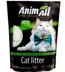 AnimAll (ЕнімАлл) Cat litter Green hill - Наповнювач силікагелевий Зелений пагорб для котячого туалету 3,8 л