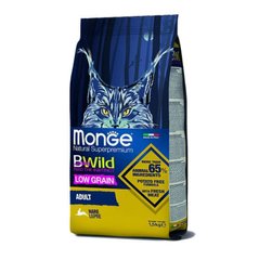 Monge (Монж) BWild Low Grain Hare Adult Cat - Сухой низкозерновой корм с мясом зайца для взрослых кошек 1,5 кг