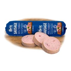 Brit Premium (Брит Премиум) Dog Sausage Turkey - Колбаса с индейкой для собак 800 г