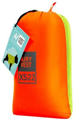 WAUDOG (Ваудог) AiryVest - Двустороння курточка для собак (помаранчева/салатова) XS30 (27-30 см)