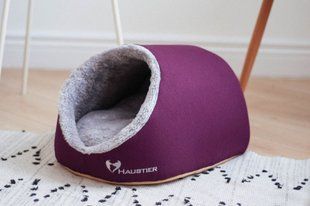 Haustier (Хаустієр) Будиночок для Кота або Собаки Cave Purple S - 47x40x28см