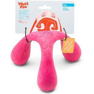 West Paw (Вест Пау) Wox Dog Toy - Игрушка трениг для собак, Желтый, 19 см