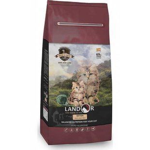 Landor (Ландор) Kitten Duck&Rice - Сухий корм з качкою і рисом для кошенят 10 кг