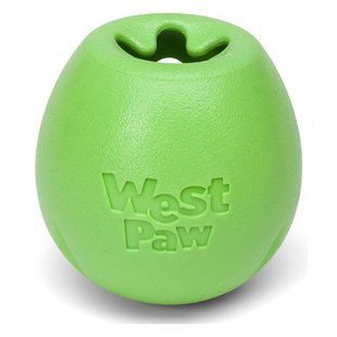 West Paw (Вест Пау) Zogoflex Echo Rumbl &ndash; Игрушка для лакомств для собак, Оранжевый, &oslash; 8 см