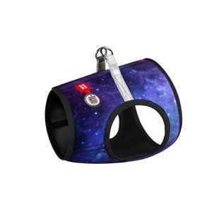 Шлея для собак WAUDOG Clothes з QR паспортом, малюнок "NASA21", розмір XS1