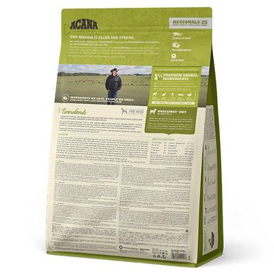Acana (Акана) Grasslands Dog Recipe – Сухой корм с ягненком и уткой для собак всех возрастов и пород 340 г