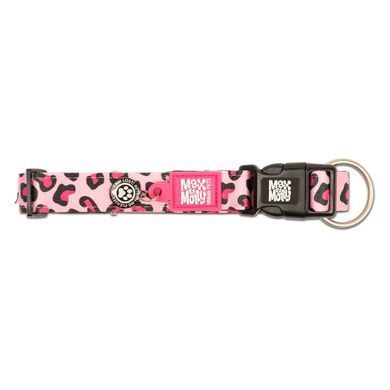Max&Molly (Макс энд Молли) Smart ID Collar - Ошейник для собак Leopard Pink с леопардовым принтом, XS