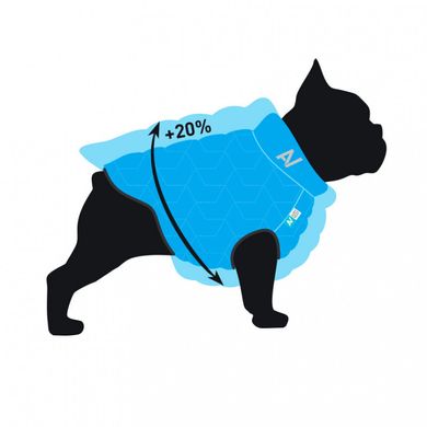 WAUDOG (Ваудог) AiryVest UNI - Двусторонняя эластичная курточка для собак (красная/черная) XS28 (25-28 см)