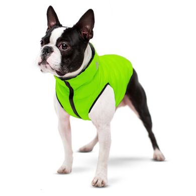 WAUDOG (Ваудог) AiryVest - Двустороння курточка для собак (салатова/чорна) L55 (52-55 см)