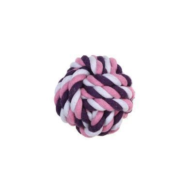 Misoko&Co (Мисоко и Ко) Игрушка Мяч из веревки для собак, Синий, 7 см