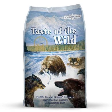 Taste of the Wild (Тейст оф зе Вайлд) Pacific Stream Canine Formula - Сухой корм с копченым лососем для собак 12,2 кг