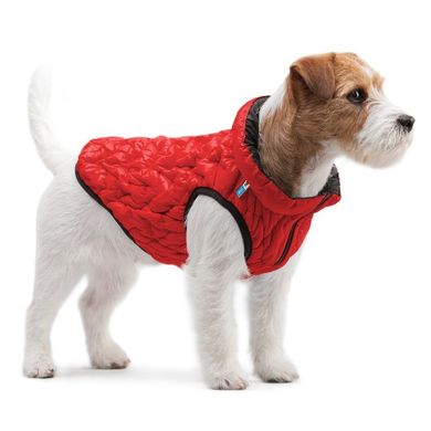 WAUDOG (Ваудог) AiryVest UNI - Двусторонняя эластичная курточка для собак (красная/черная) XS28 (25-28 см)