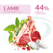 OptiMeal (ОптіМіл) Lamb Sensitive Digestion Cat &ndash; Сухий корм з ягням для котів з чутливим травленням, 650 г