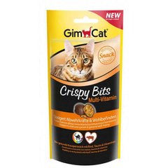 GimСat (ДжимКэт) Crispy Bits Multi-Vitamin - Лакомство Мультивитамин для котов 40 г