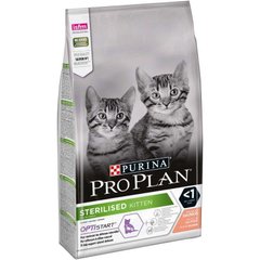 Purina Pro Plan (Пурина Про План) Sterilised Kitten - Сухой корм с лососем для стерилизованных котят 400 г