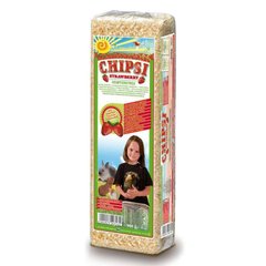 CHIPSI (Чипси) STRAWBERRY - Опилки для грызунов с ароматом клубники 1 кг