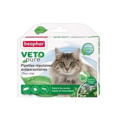 Beaphar (Беафар) Bio Spot On Cat - Натуральные противопаразитарные капли для кошек 3х1 мл