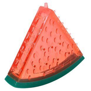 M-Pets (М-Петс) Cooling Dog Toy Watermelon - Охлаждающая игрушка Арбуз для собак, Красно-зелёный, 13,5х7х3,7 см