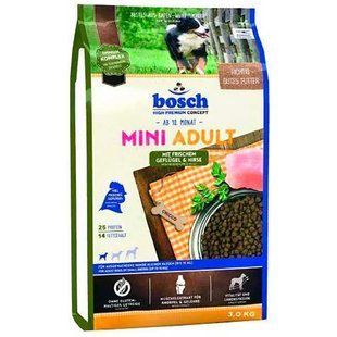 Bosch (Бош) Mini Adult Poultry and Millet - Сухий корм з птицею і просом для дорослих собак малих порід, 1 кг