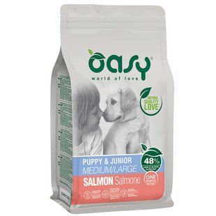 Оasy (Оази) Оap Puppy Medium/Large Salmon - Сухой корм с лососем для щенков средних и больших пород, 2,5 кг