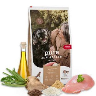 Mera (Мера) Pure Sensitive Senior Truthahn & Reis- Сухой корм с индейкой и рисом для чувствительных собак пожилого возраста, 1 кг