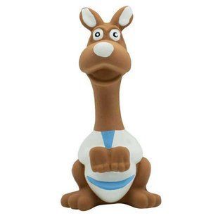 Bubimex (Бубимекс) Kangaroo Toy - Игрушка из латекса Кенгуру для собак, 15 см