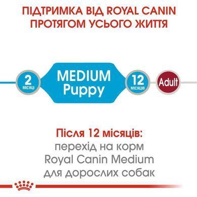 Royal Canin (Роял Канин) Medium Puppy - Влажный корм для щенков средних пород (кусочки в соусе), 140 г