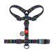 Collar (Коллар) WAUDOG Nylon - Анатомічна H-подібна шлея для собак c малюнком "Інді" і QR паспортом M/40-70х50-80 см
