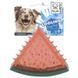 M-Pets (М-Петс) Cooling Dog Toy Watermelon - Охлаждающая игрушка Арбуз для собак, Красно-зелёный, 13,5х7х3,7 см