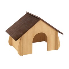 Ferplast (Ферпласт) Wodden House - Домик для грызунов деревянный 19x9,6x13,8 см