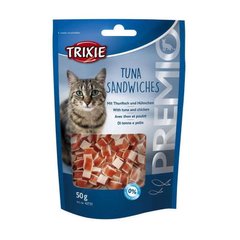 Trixie (Трикси) PREMIO Tuna Sandwiches - Лакомство с тунцом и птицей для котов 50 г