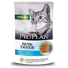 Purina Pro Plan (Пурина Про План) Sterilised Nutrisavour Mousse - Влажный корм с треской для взрослых стерилизованых котов (мусс) 85 г