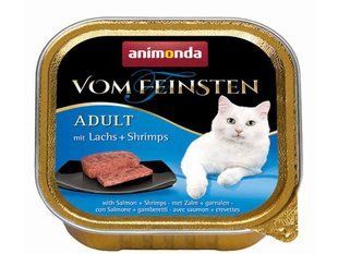 Animonda (Анимонда) Vom Feinsten Adult - Консервированный корм в виде паштета с лососем и креветками для взрослых кошек 100 г