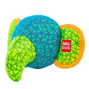 Collar (Коллар) WAUDOG Fun - М&rsquo;яка іграшка Слон з пищалкою для собак, Блакитний, 20х14 см