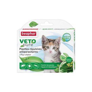 Beaphar (Беафар) Bio Spot On Kitten - Натуральні протипаразитарні краплі для кошенят 3х1 мл