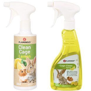 Karlie-Flamingo (Карлі-Фламінго) Clean Spray Lemon -Спрей з запахом лимону для миття клітки гризунів 500 мл