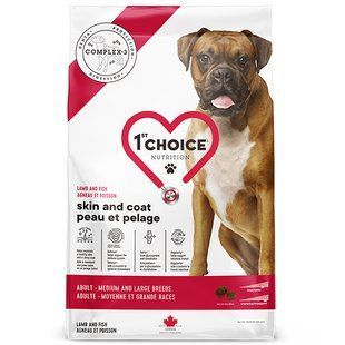 1st Choice (Фест Чойс) Skin & Coat Adult Medium & Large Breeds - Сухой корм с ягненком и рыбой для собак средних и больших пород, 5 кг