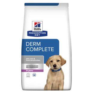 Hill's (Хіллс) Prescription Diet Derm Complete Puppy - Лікувальний корм за харчової алергії та атопічного дерматиту для цуценят, 1,5 кг