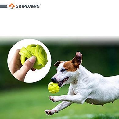 Skipdawg (Скіпдог) Breezy Ball Set - Набір м'ячів для собак, які полегшують дихання, 7 см, 2 шт.