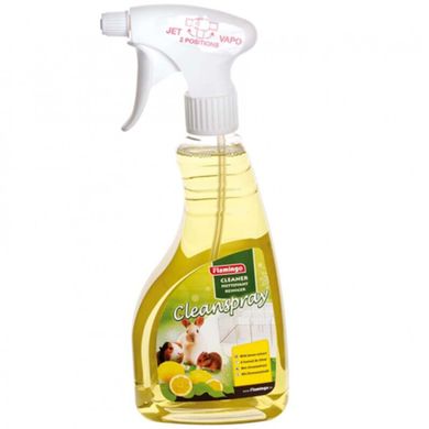 Karlie-Flamingo (Карли-Фламинго) Clean Spray Lemon -Спрей с запахом лимона для мытья клетки грызунов 500 мл